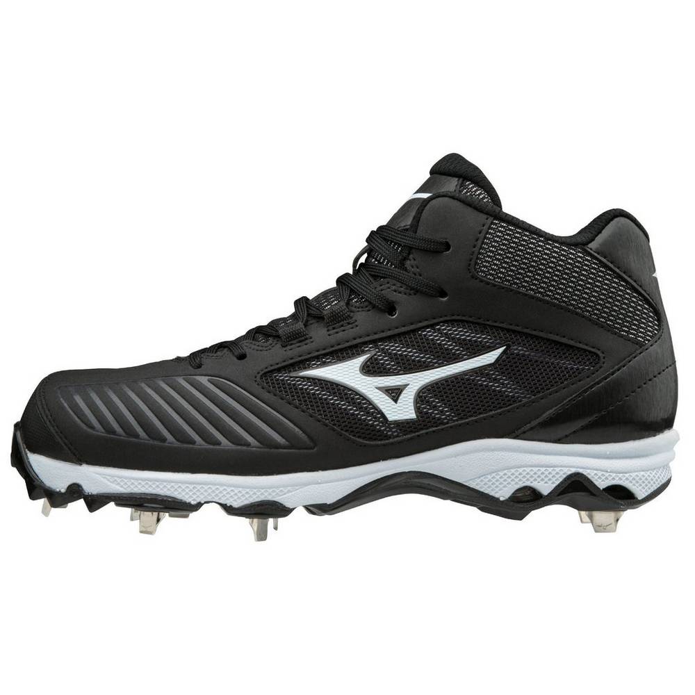 Scarpe Softball Mizuno 9-Spike Advanced Sweep 4 Mid Metal Donna - Nere/Bianche - 09546-BSDW